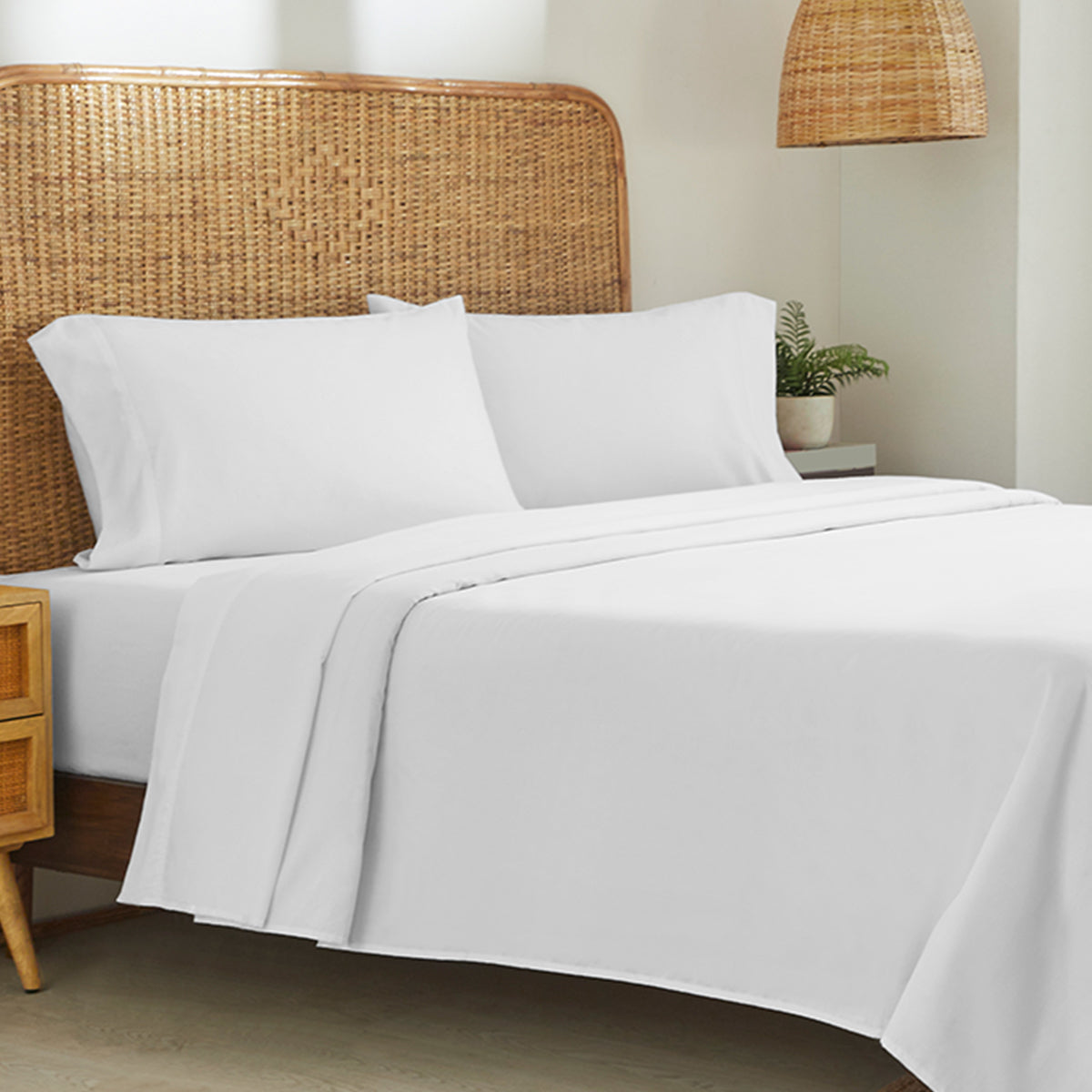 Natural Touch Percale Fitted Sheet Only