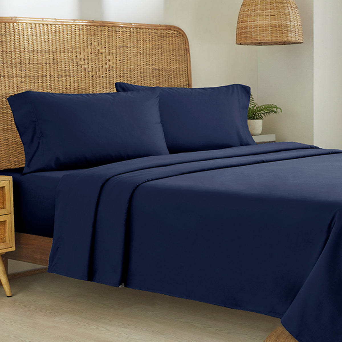 Natural Touch Percale Fitted Sheet Only