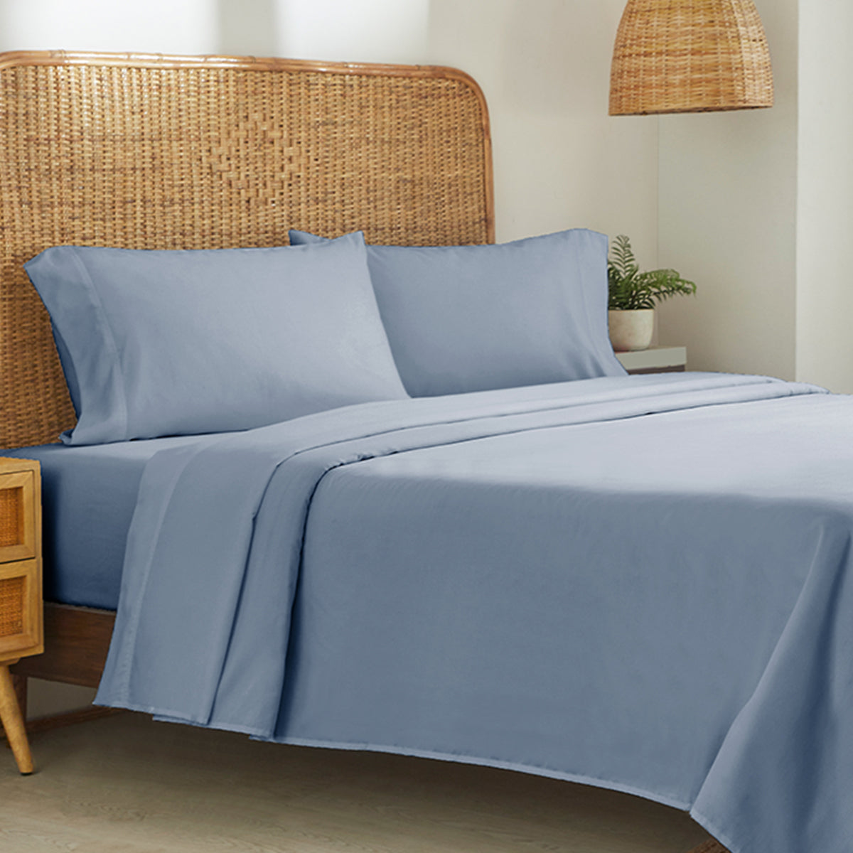 Natural Touch Percale Fitted Sheet Only