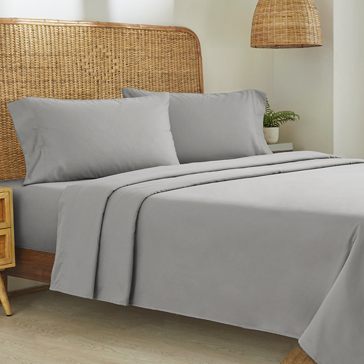 Natural Touch Percale Fitted Sheet Only