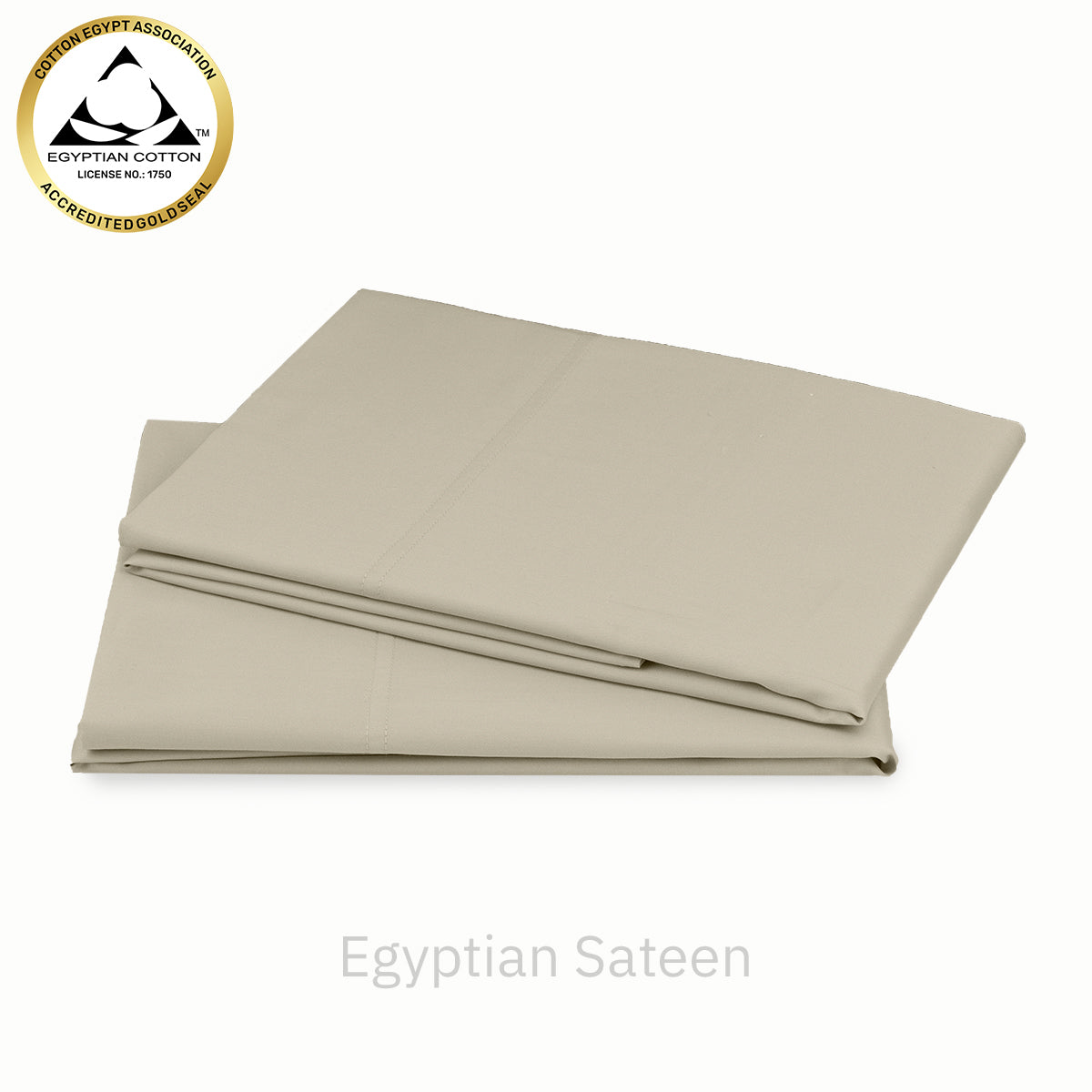 Overket 100% Egyptian Cotton Pillowcases - Queen Standard Size, Set Of 2, Black