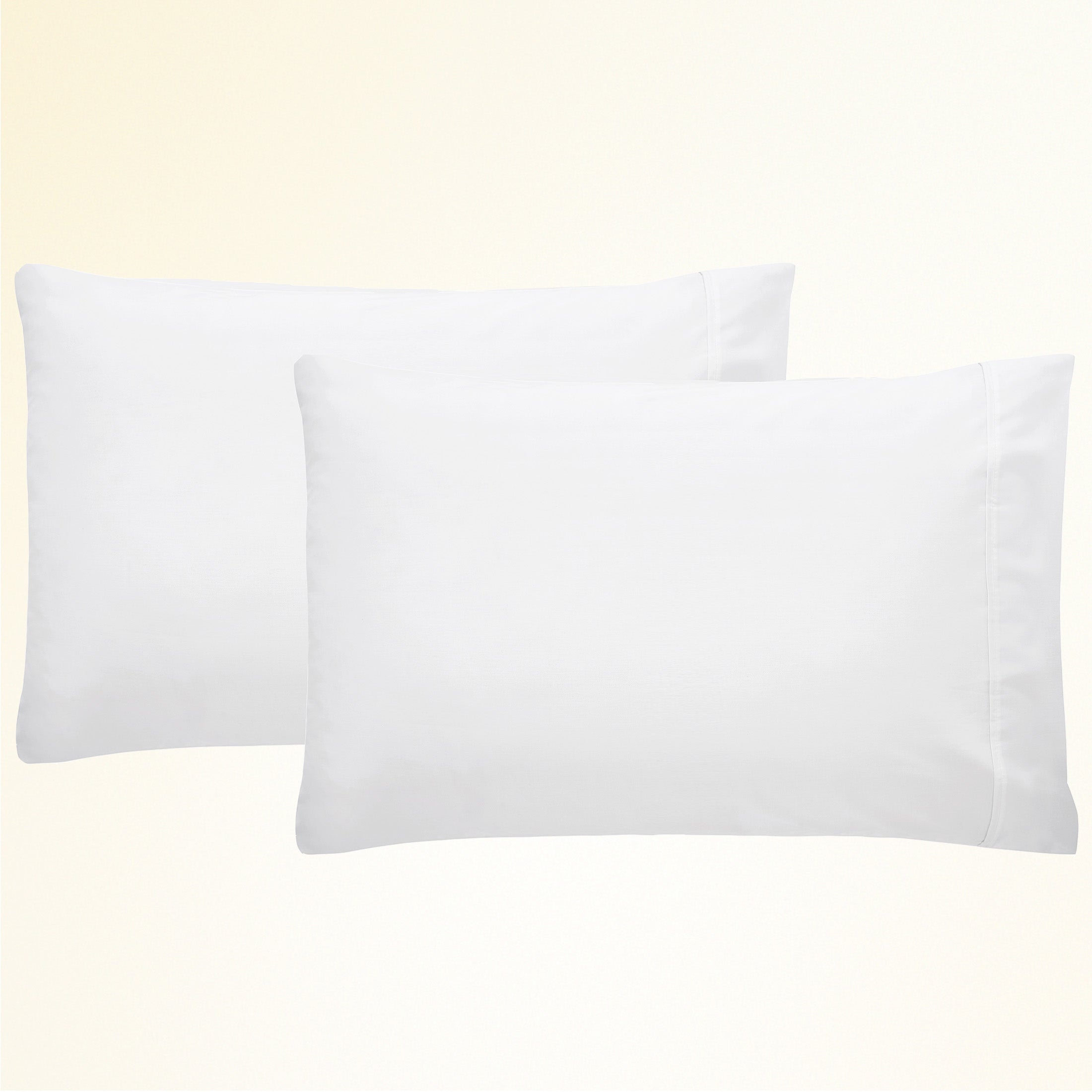 Bulk Pack of 20 Pillowcase Pairs (40 Pieces) - Mixed High Thread Count - Open Box - White