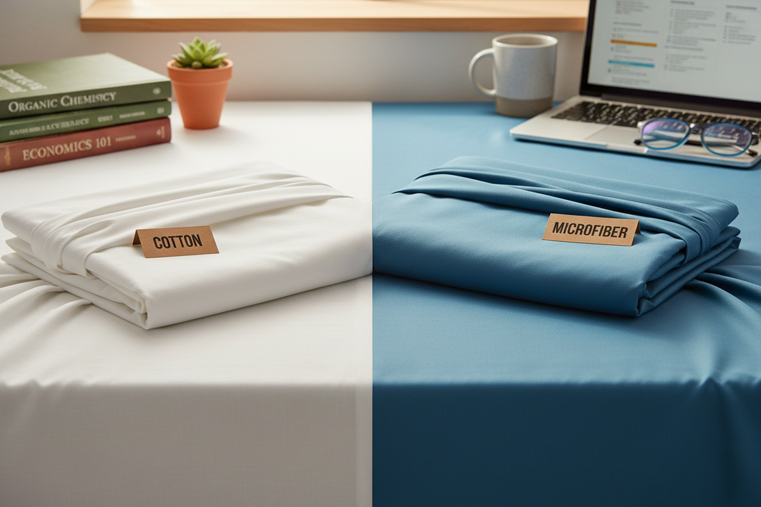 Cotton vs Microfiber Sheets: Which Wins for Dorm Sheets?