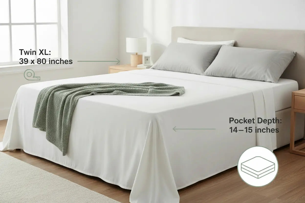 Twin XL fitted sheet dimensions The complete size guide
