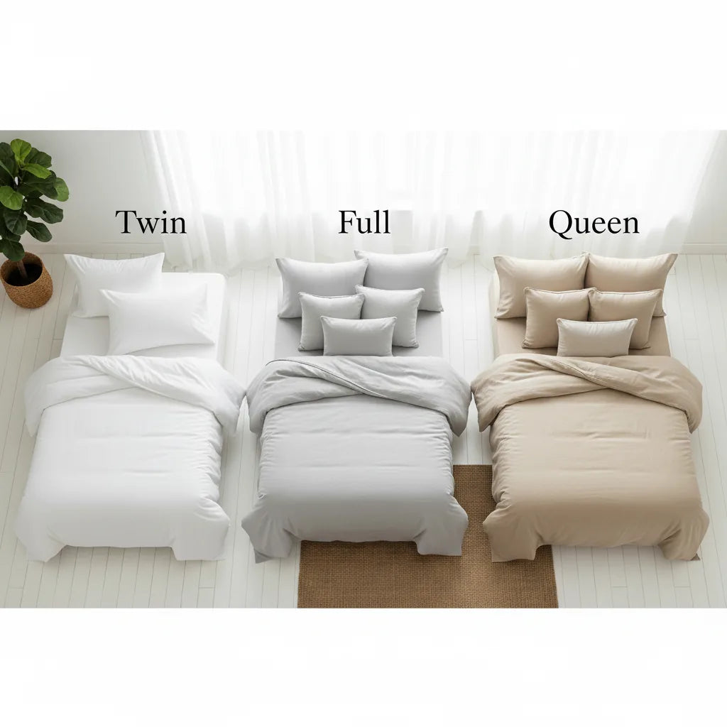 Twin vs Full vs Queen Sheets: Key Differences That Help You Choose the Right Size