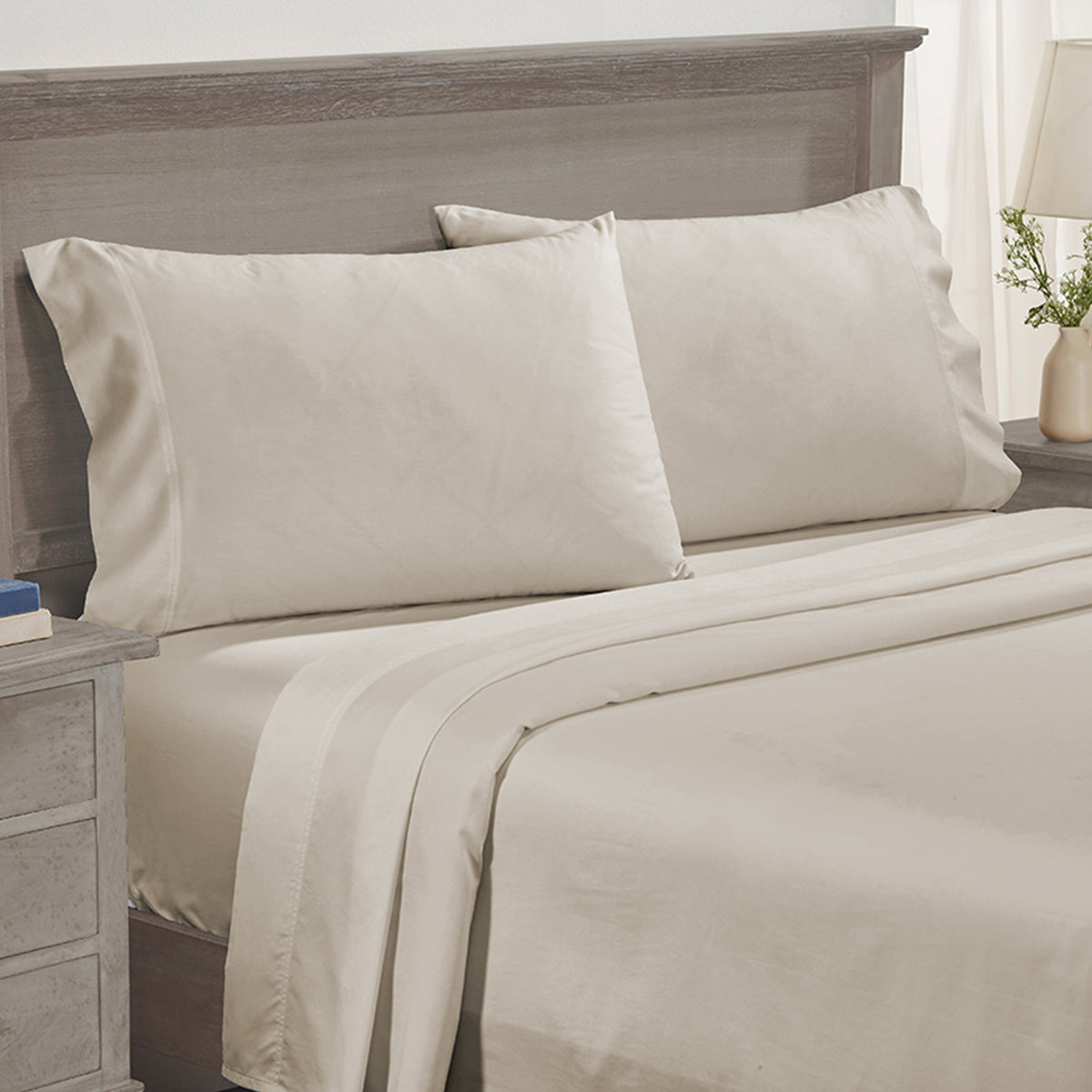 Restful Retreat Sateen 600 Pillowcase Pair - California Design Den