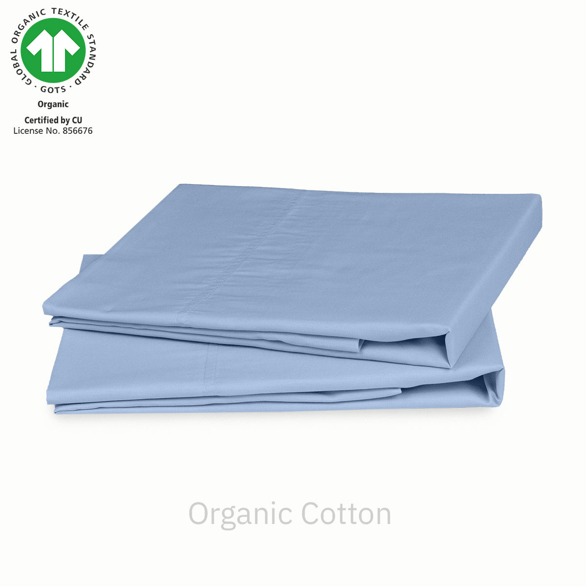 Natural Organic Percale Pillowcase Pair - California Design Den