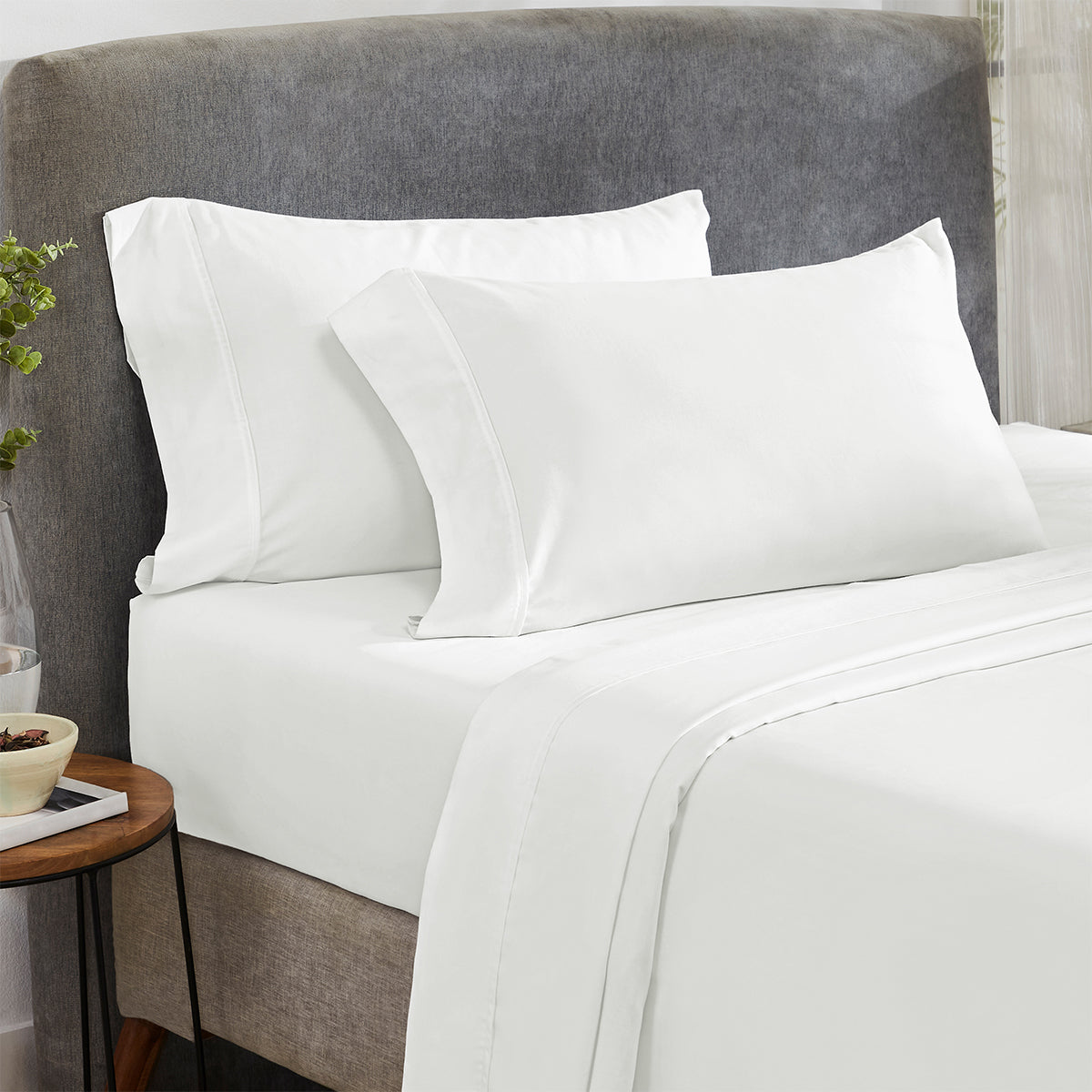 Everyday Ease Sateen 400 Fitted Sheet Only - California Design Den