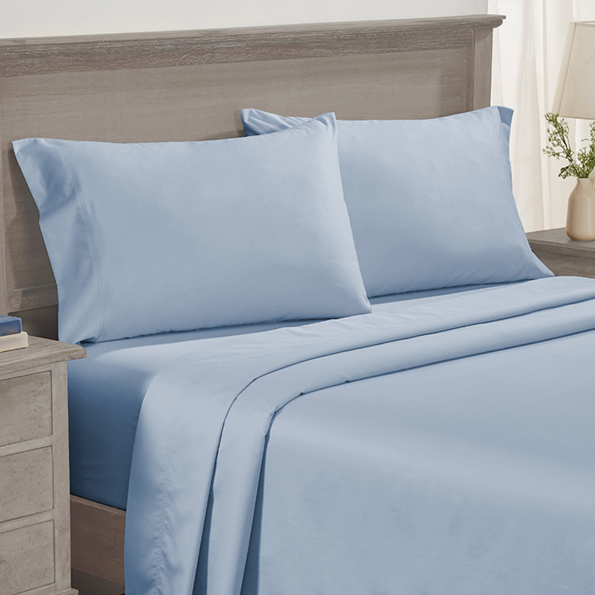 Restful Retreat 600 Cotton Flat Sheet Only - California Design Den