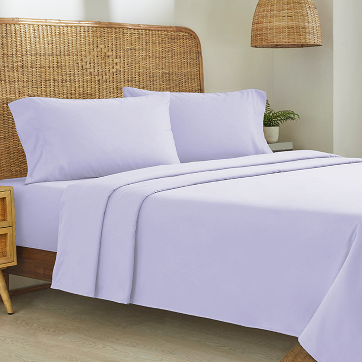 Natural Organic Percale Pillowcase Pair - California Design Den