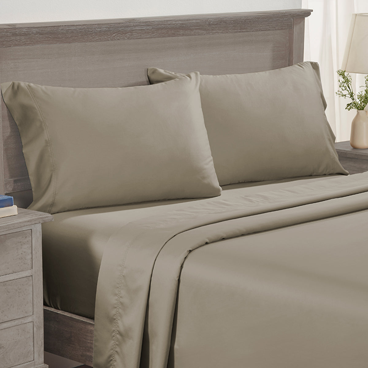 Restful Retreat Sateen 600 Fitted Sheet Only - California Design Den