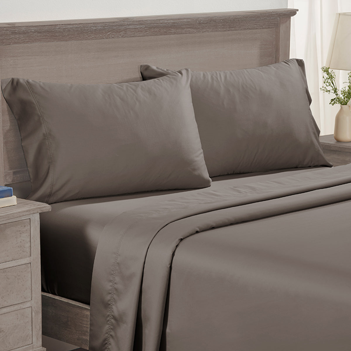 Restful Retreat Sateen 600 Pillowcase Pair - California Design Den