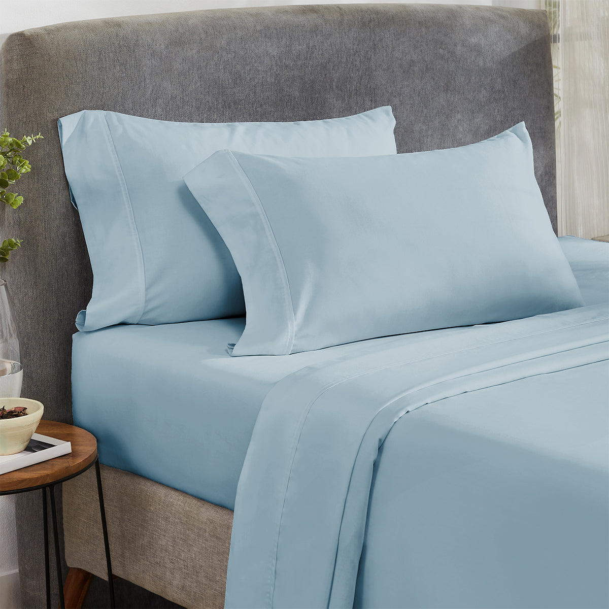 Everyday Ease Sateen 400 Pillowcase Pair - California Design Den