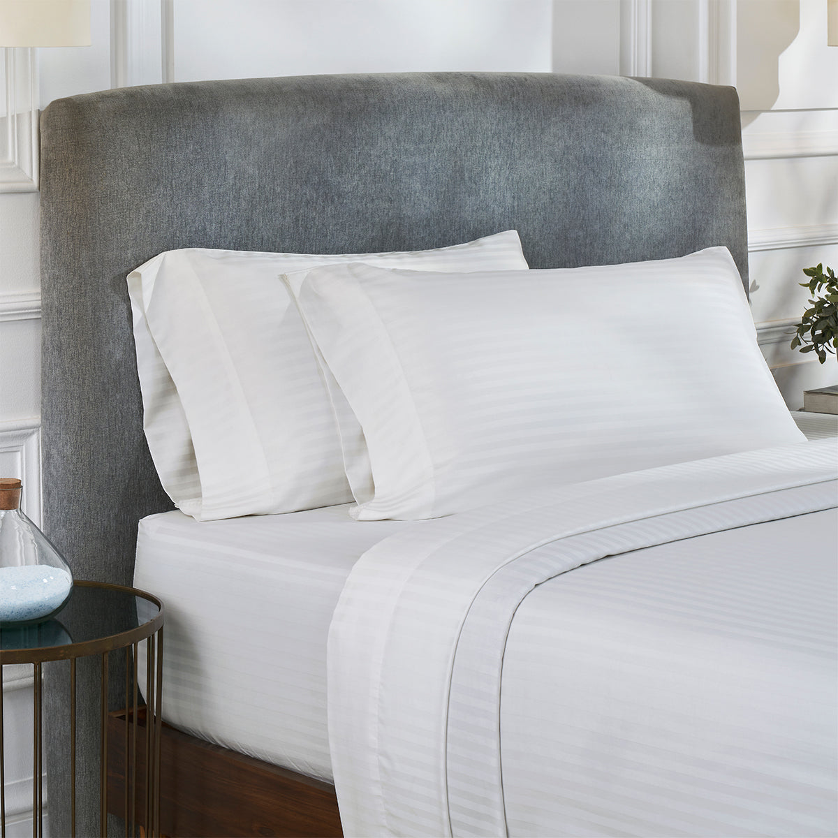 Everyday Ease Sateen 400 Fitted Sheet Only - California Design Den