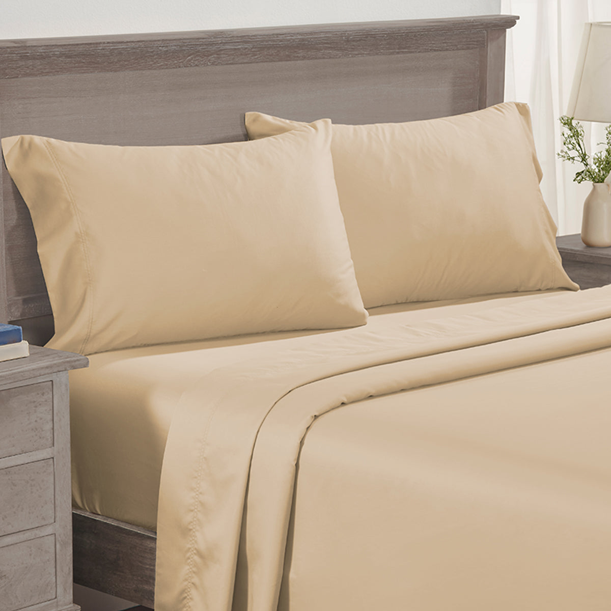 Restful Retreat Sateen 600 Pillowcase Pair - California Design Den