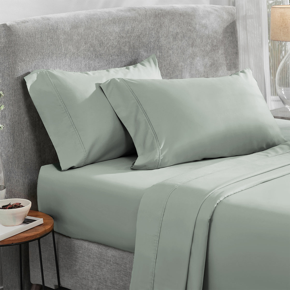 Everyday Ease Sateen 400 Fitted Sheet Only - California Design Den