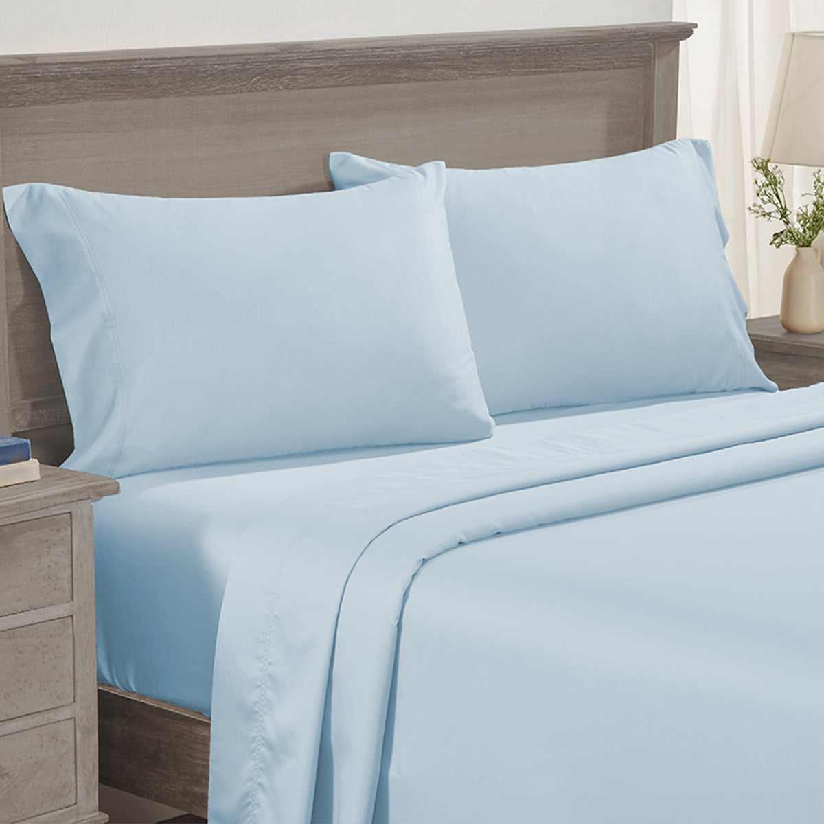 Signature Egyptian Sateen Pillowcase Pair - California Design Den