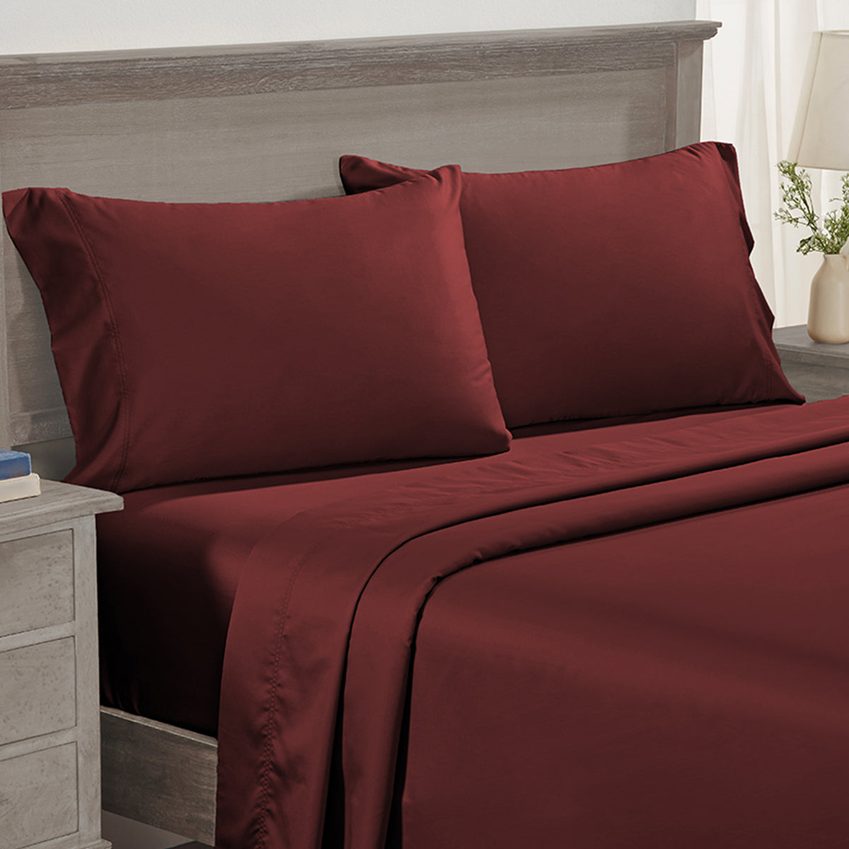 Restful Retreat Sateen 600 Pillowcase Pair - California Design Den