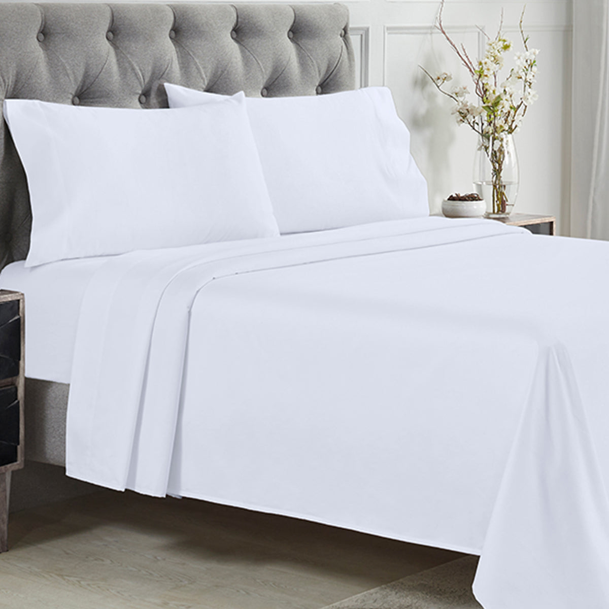 Signature Egyptian Percale Sheet Set - California Design Den