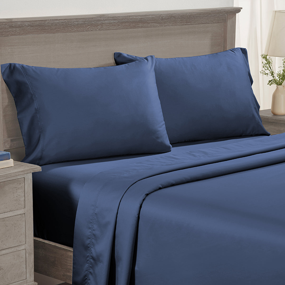 Restful Retreat Sateen 600 Pillowcase Pair - California Design Den