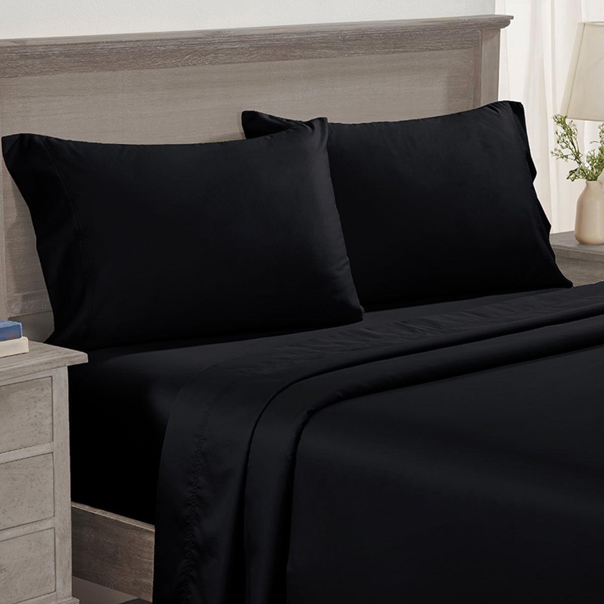 Restful Retreat Sateen 600 Pillowcase Pair - California Design Den