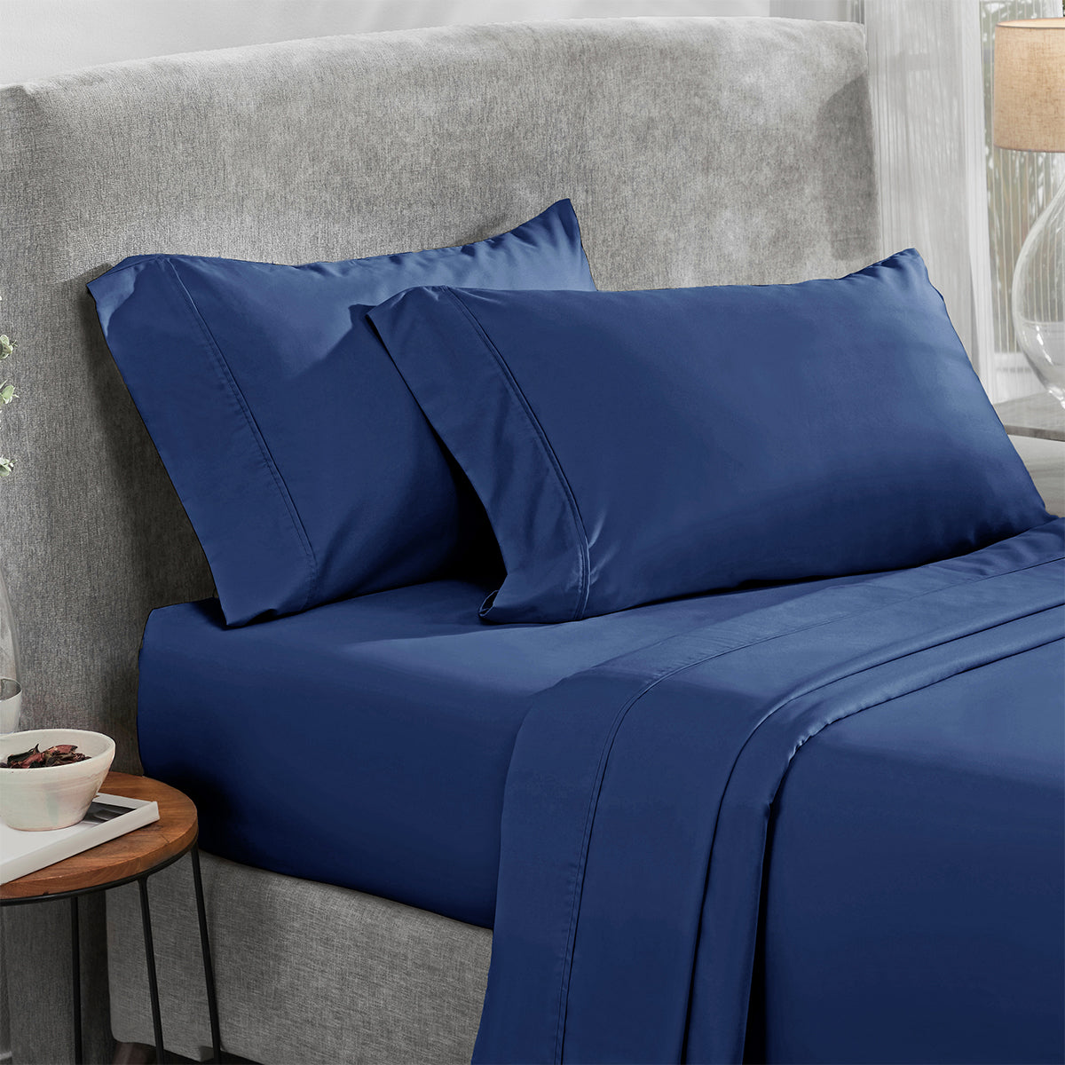 Everyday Ease Sateen 400 Pillowcase Pair - California Design Den