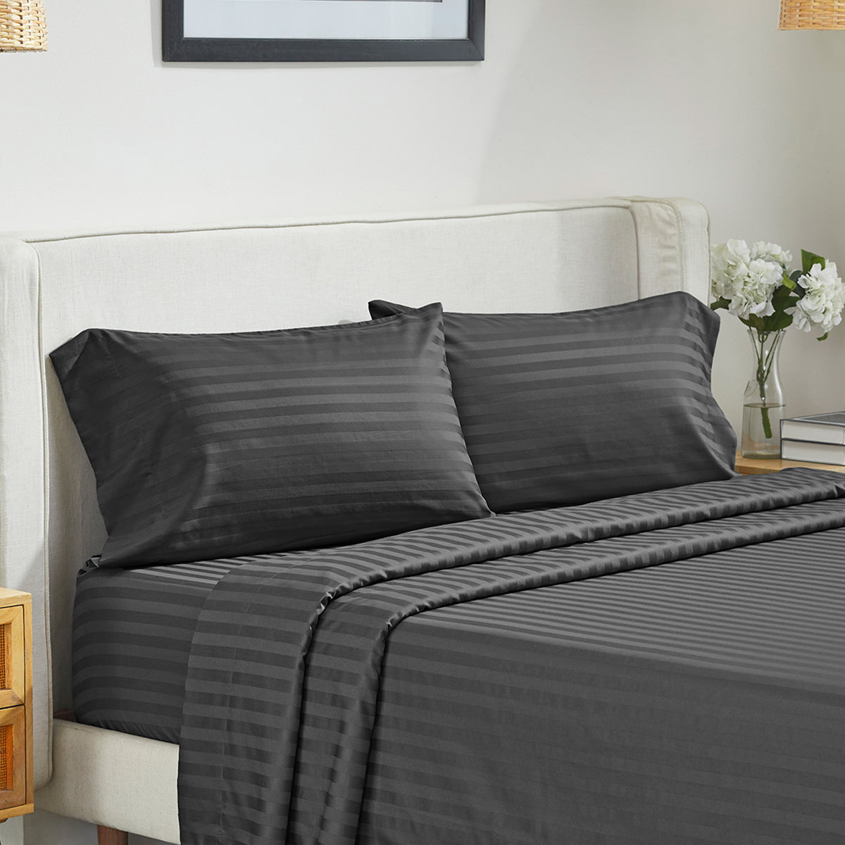 Weekend Soft Sateen 500 Fitted Sheet Only - California Design Den