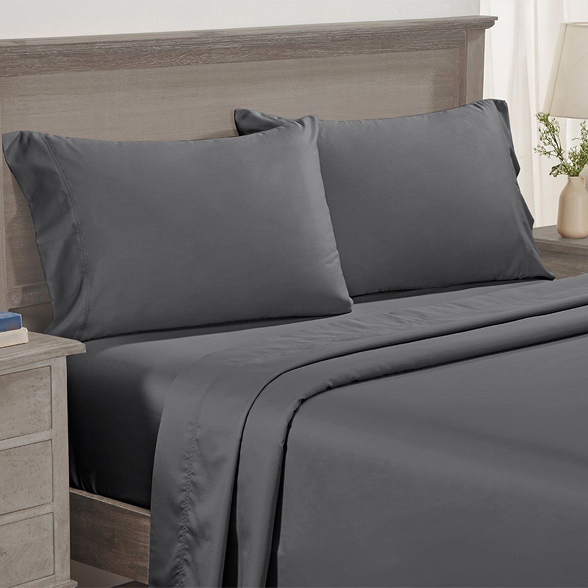 Signature Egyptian Sateen Pillowcase Pair - California Design Den