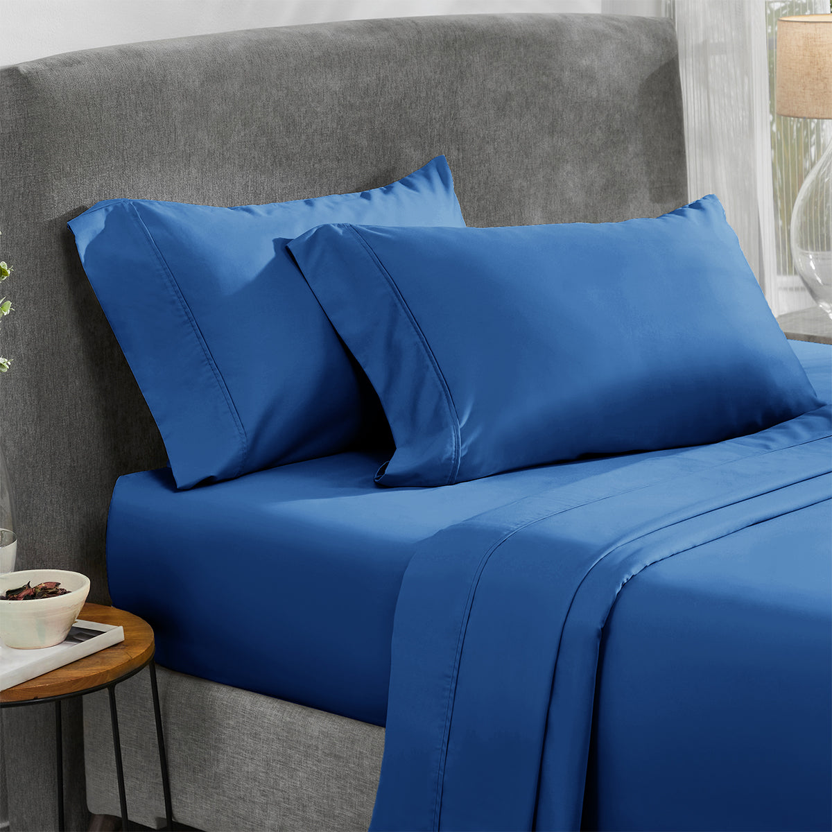 Everyday Ease Sateen 400 Pillowcase Pair - California Design Den