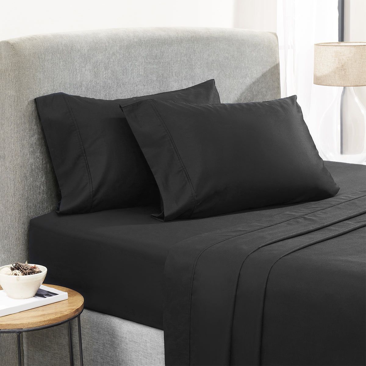 Everyday Ease Sateen 400 Pillowcase Pair - California Design Den