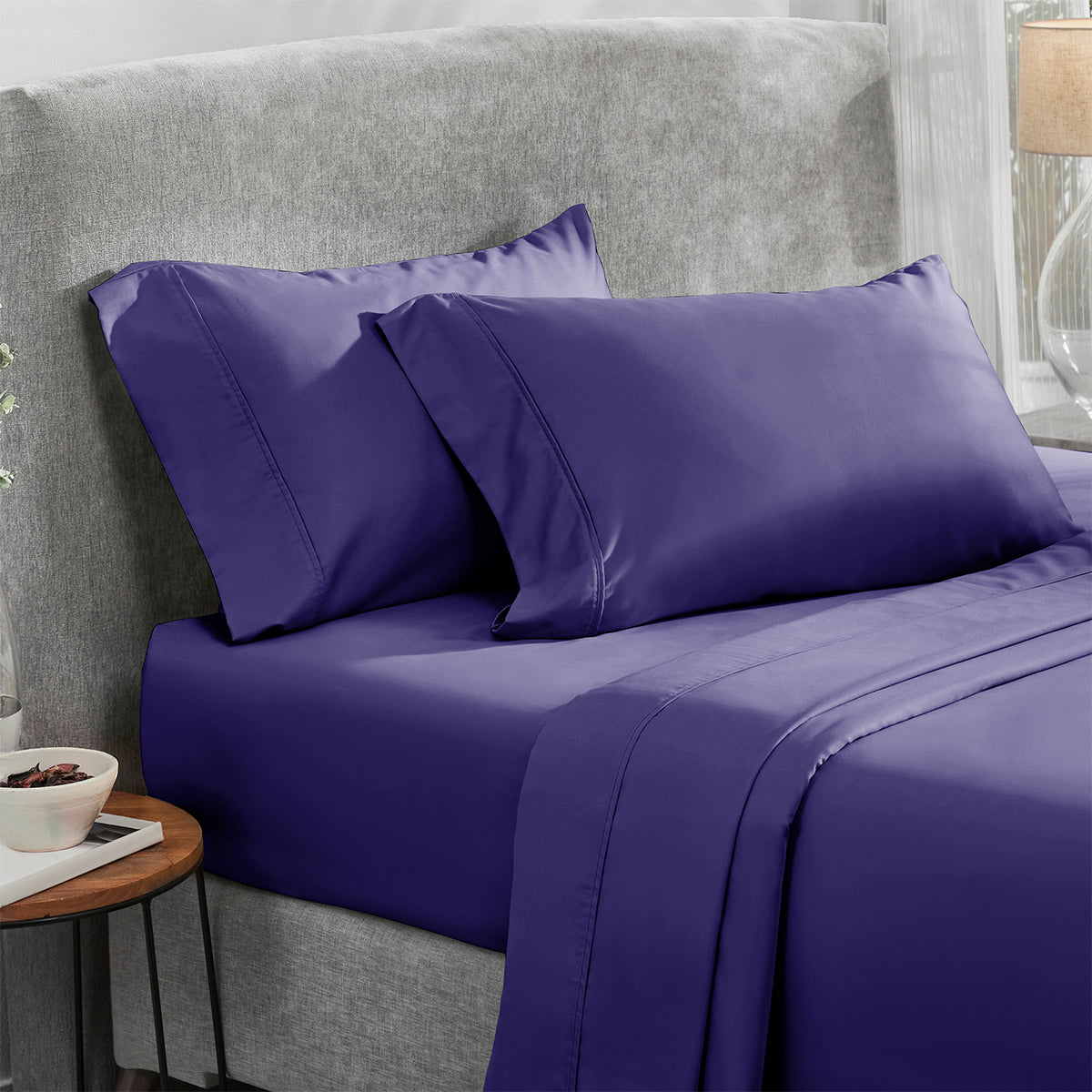 Everyday Ease Sateen 400 Fitted Sheet Only - California Design Den