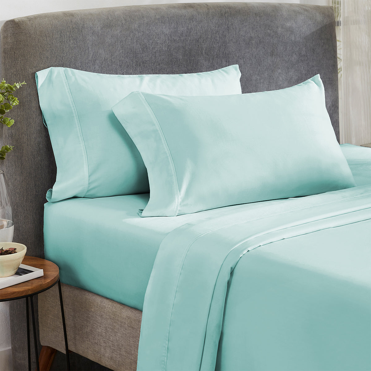 Everyday Ease Sateen 400 Pillowcase Pair - California Design Den