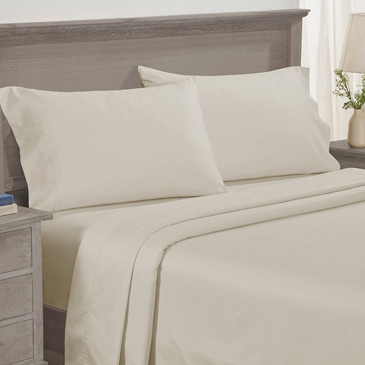 Restful Retreat Sateen 600 Fitted Sheet Only - California Design Den