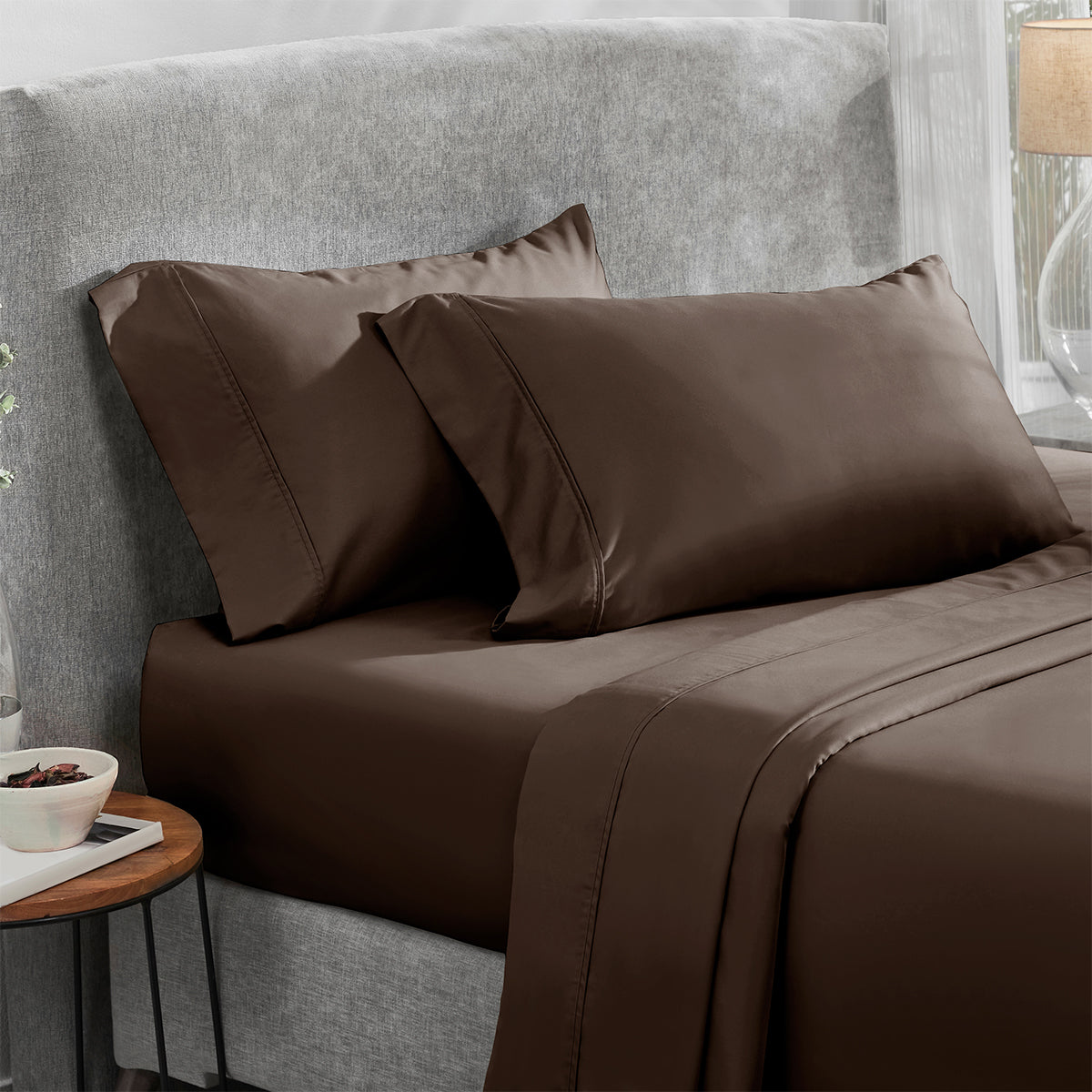 Everyday Ease Sateen 400 Fitted Sheet Only - California Design Den