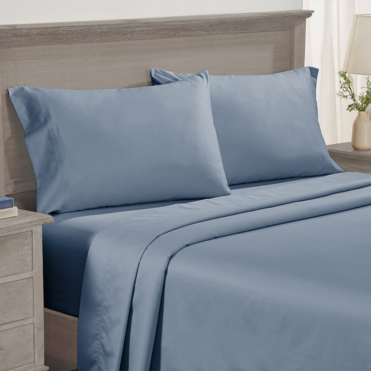 Signature Egyptian Sateen Pillowcase Pair - California Design Den