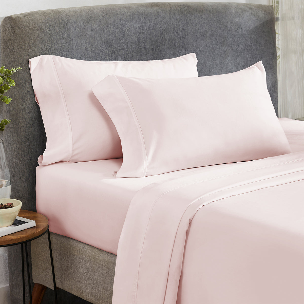 Everyday Ease Sateen 400 Pillowcase Pair - California Design Den