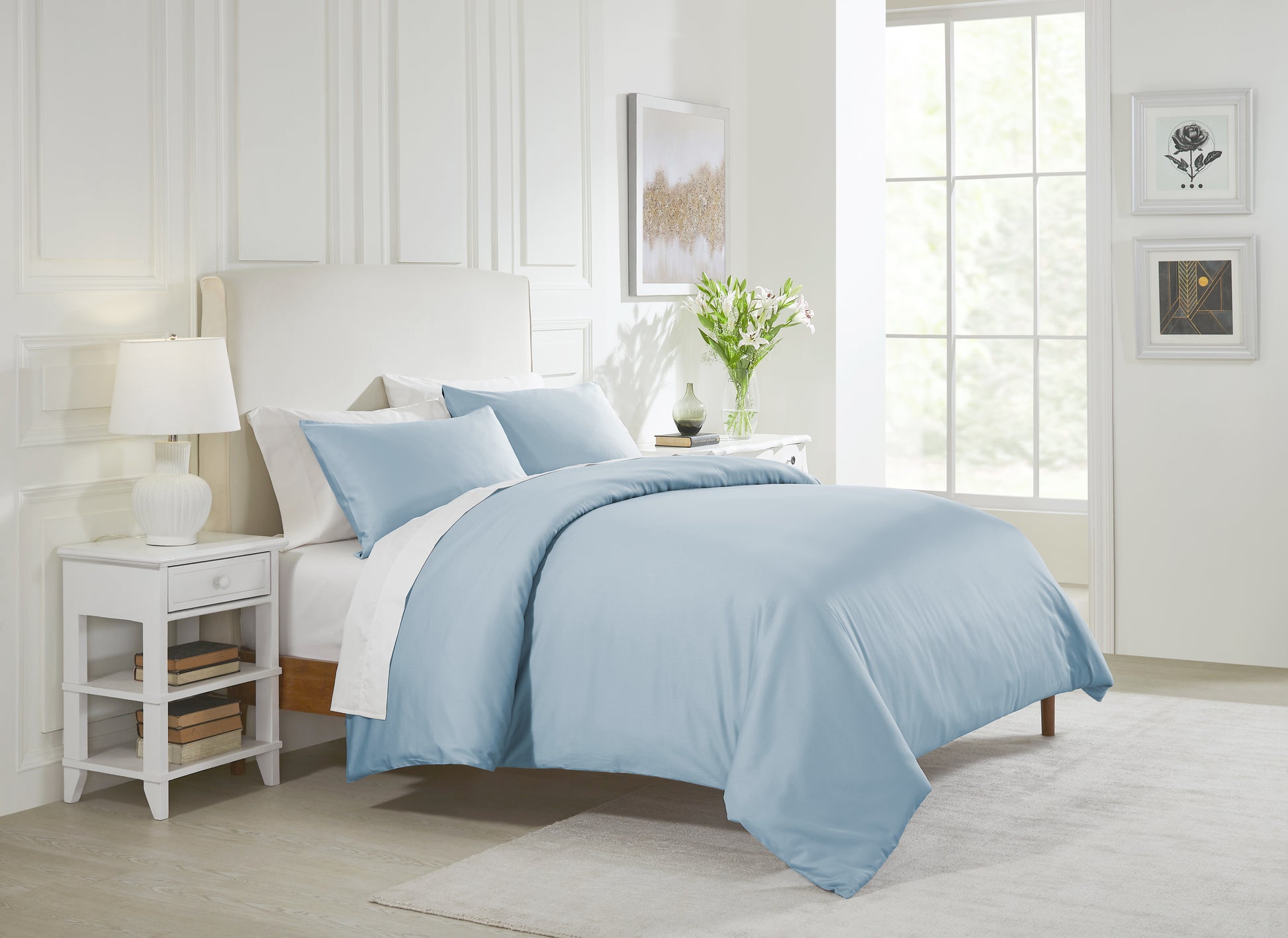 Everyday Ease Sateen 400 Duvet Cover - California Design Den