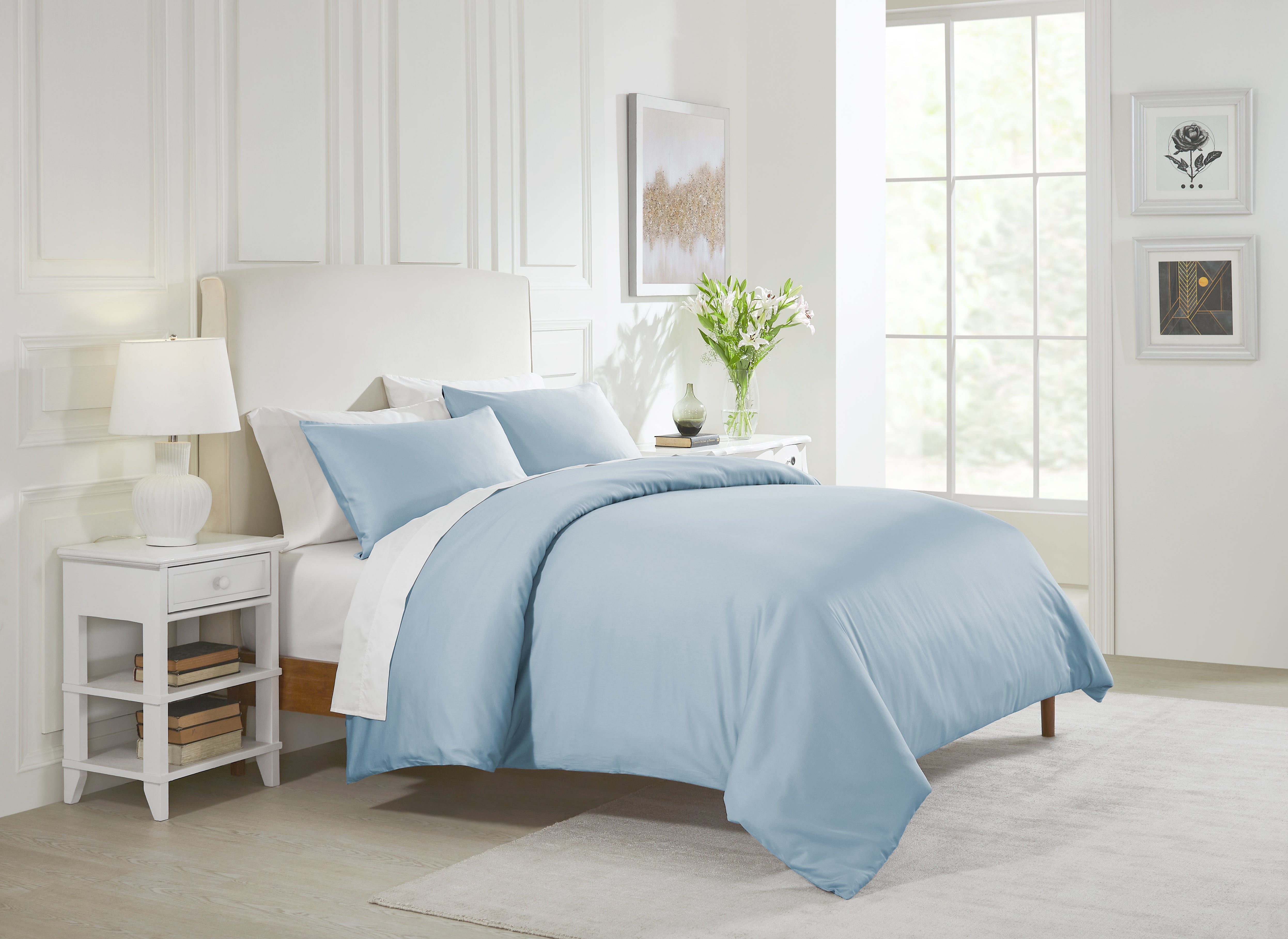 Everyday Ease Sateen 400 Duvet Cover - California Design Den