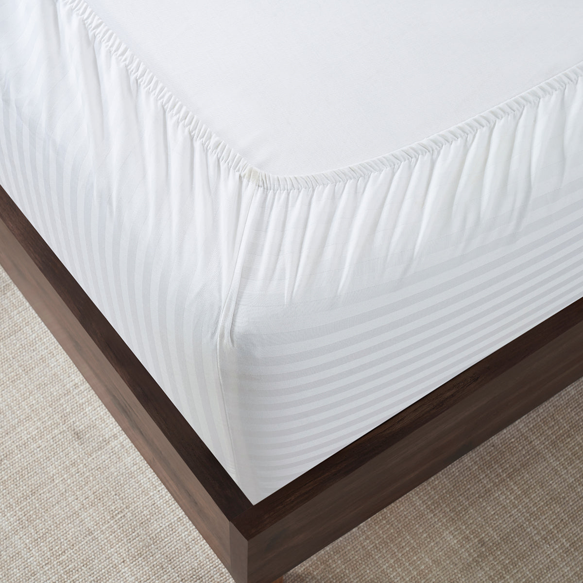 Everyday Ease Sateen 400 Fitted Sheet Only - California Design Den