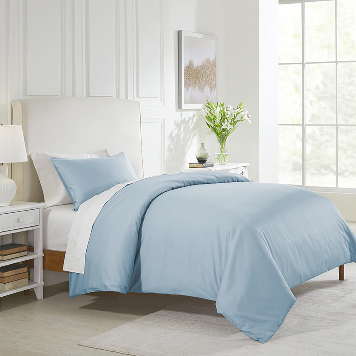 Everyday Ease Sateen 400 Duvet Cover - California Design Den