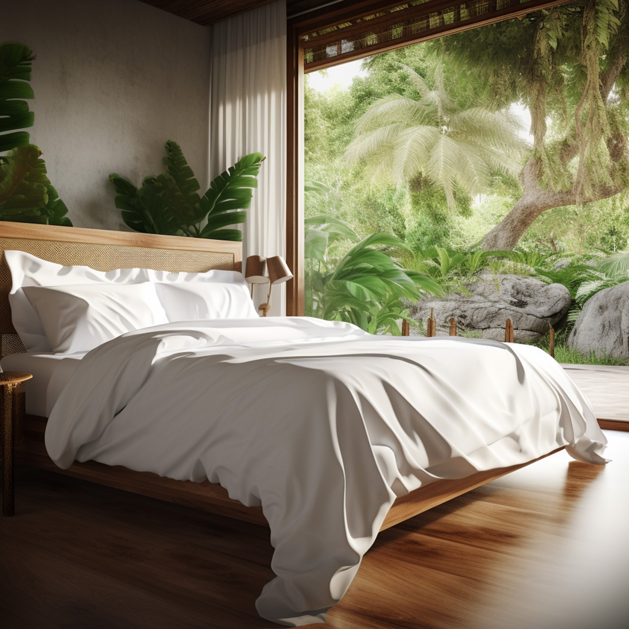 Sheet Set - Bamboo Rayon Sateen - Silky Comfort - California Design Den