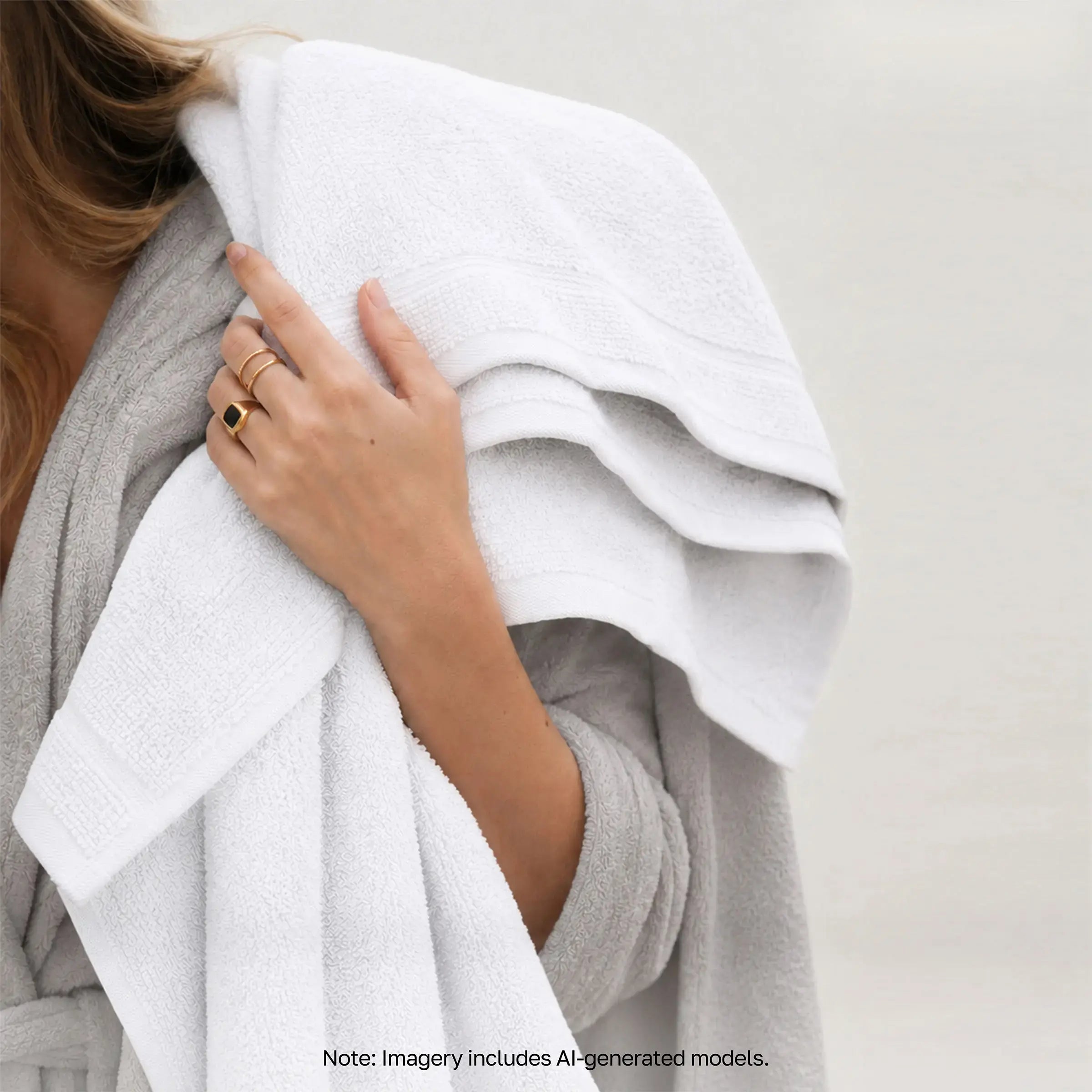 Soft Turkish Organic Cotton Bath Towel Bundle
