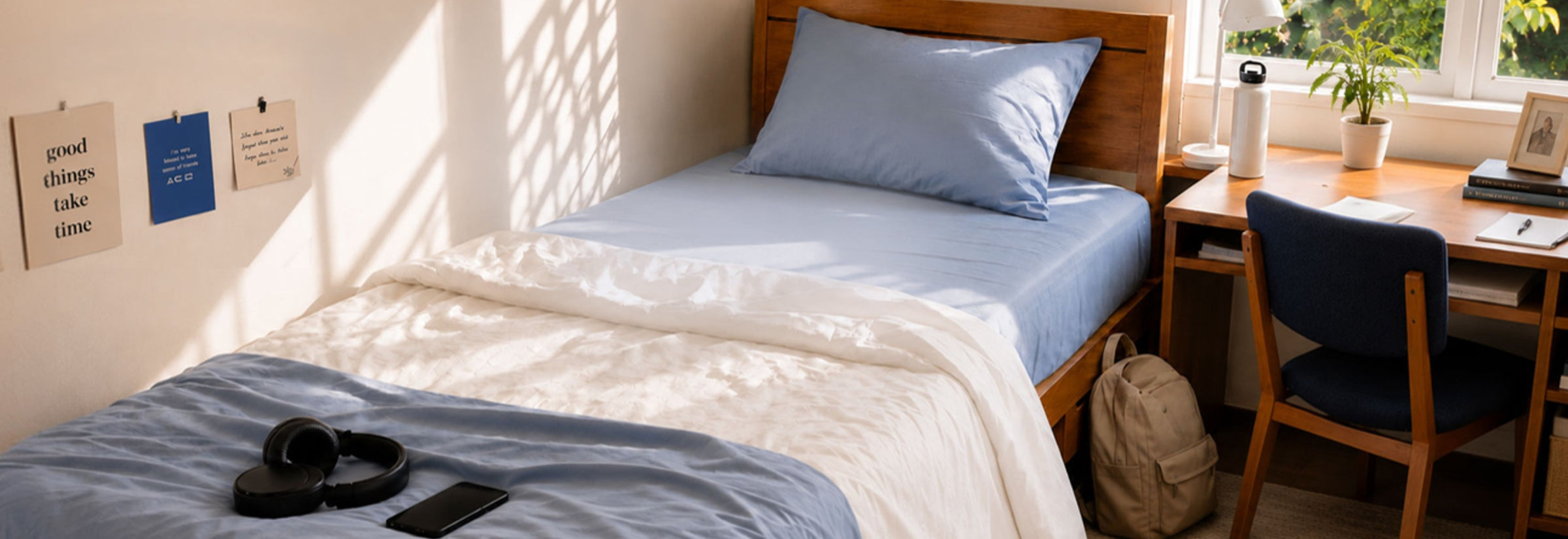 Promotional bedding banner