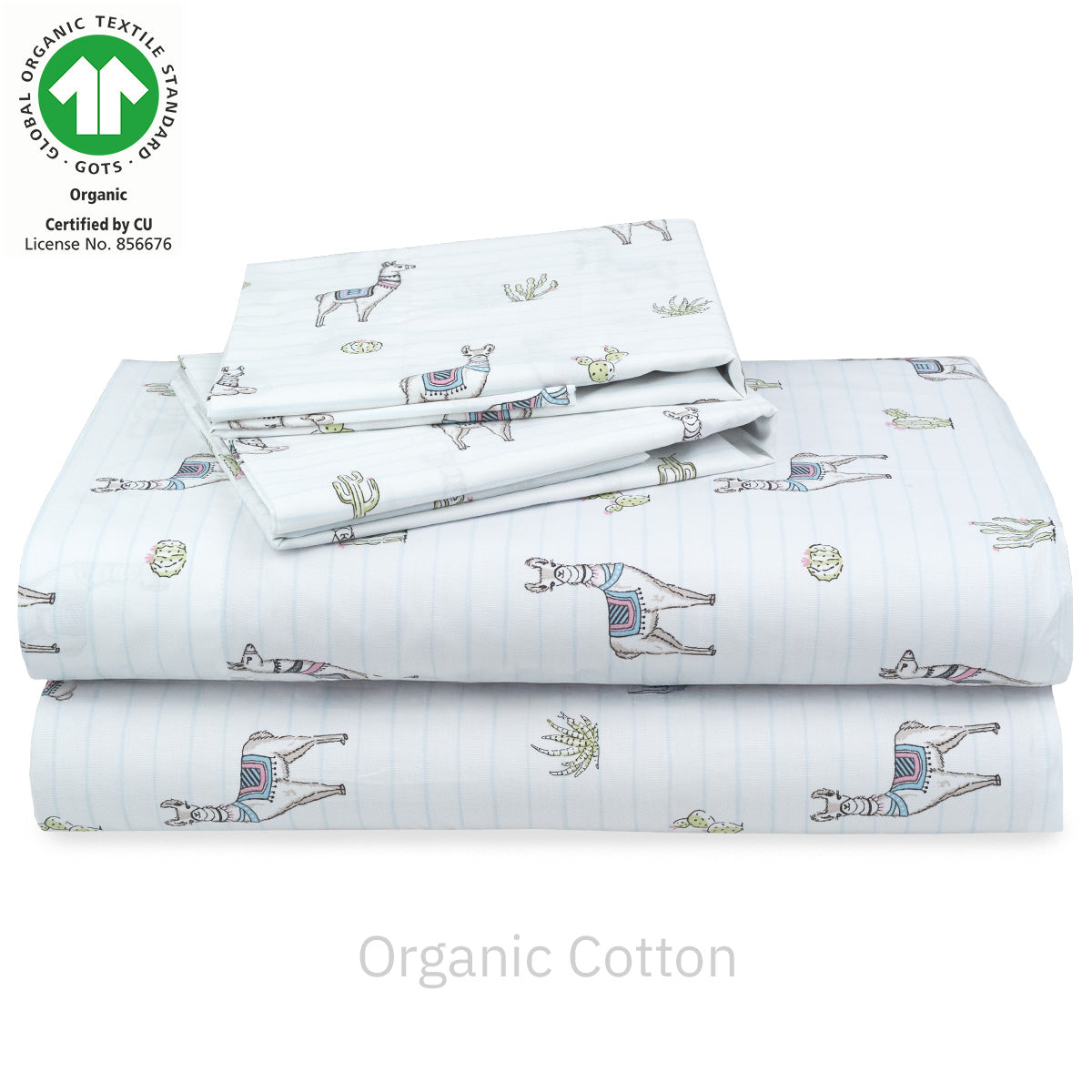 Natural Organic Percale Sheet Set - Thumbnail 2