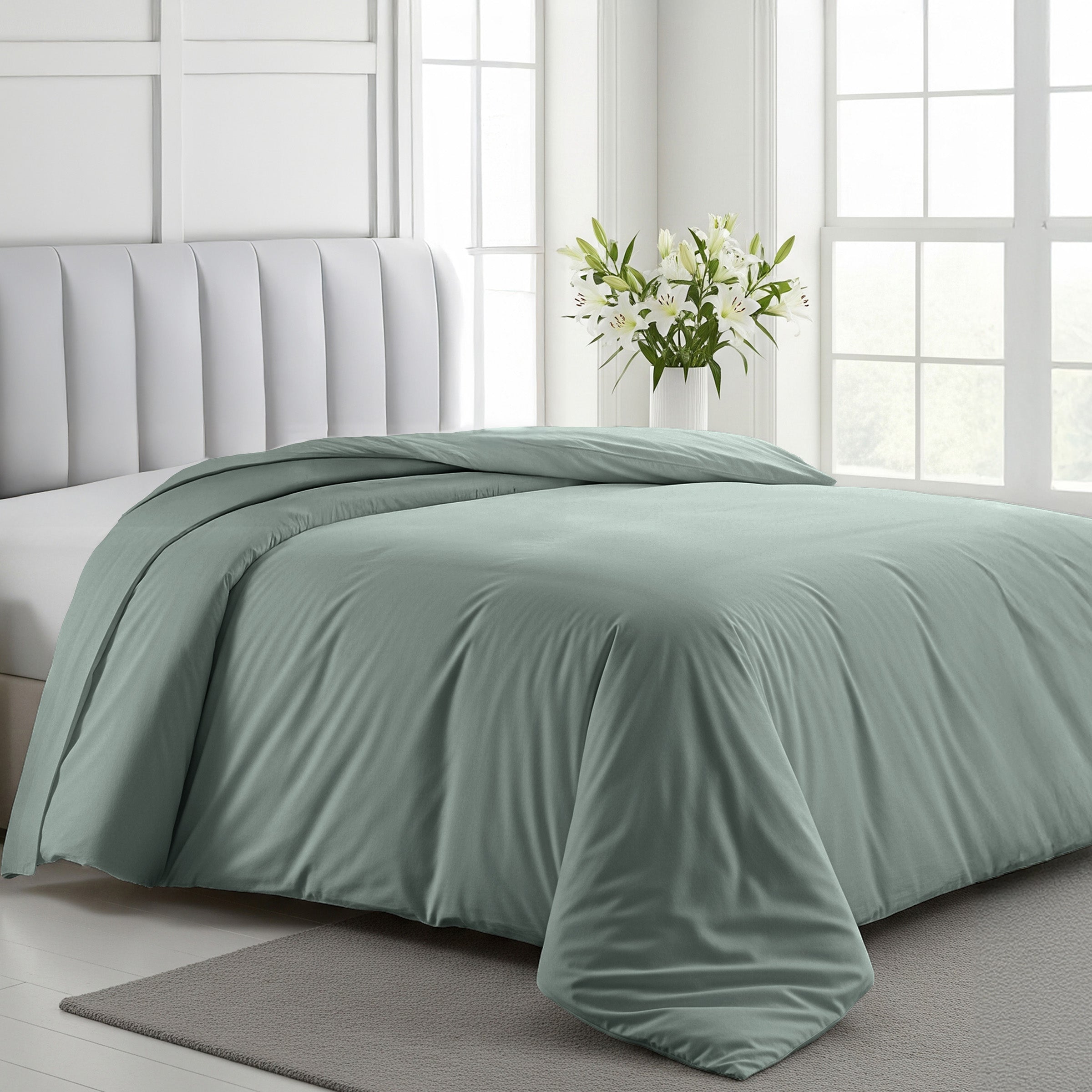 Everyday Ease Sateen 400 Duvet Cover - California Design Den
