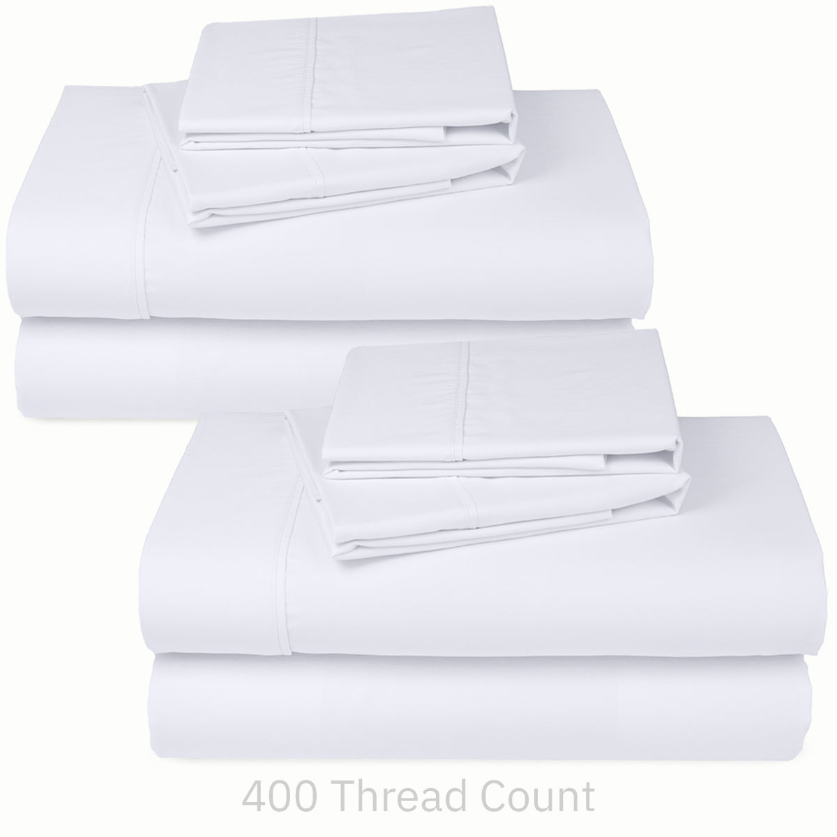 California Design Den Everyday Ease Cotton Sateen Sheet Sets - Thumbnail 4