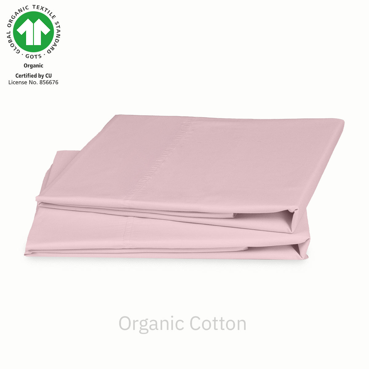 Natural Organic Percale Pillowcase Pair - California Design Den