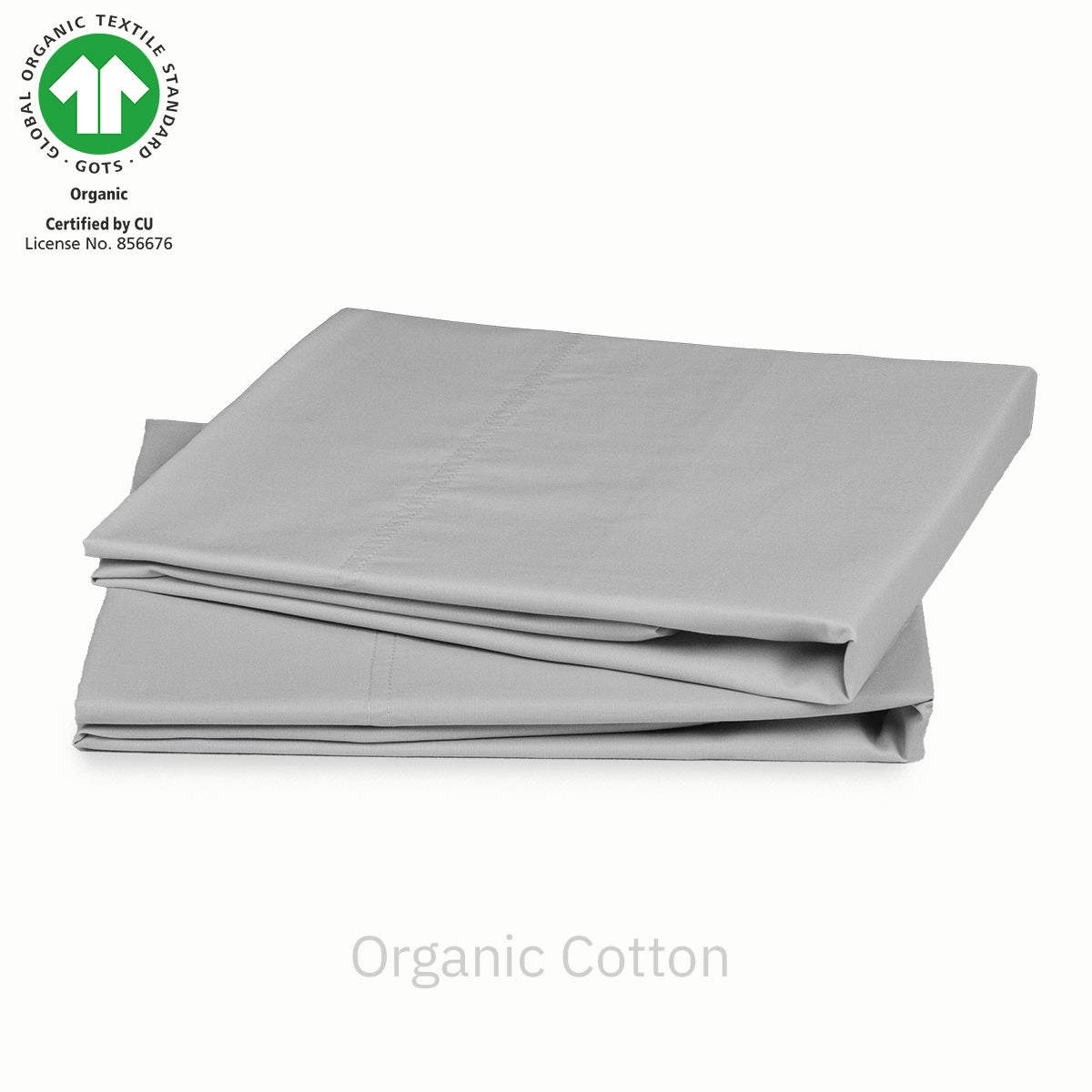 Natural Organic Percale Pillowcase Pair - California Design Den