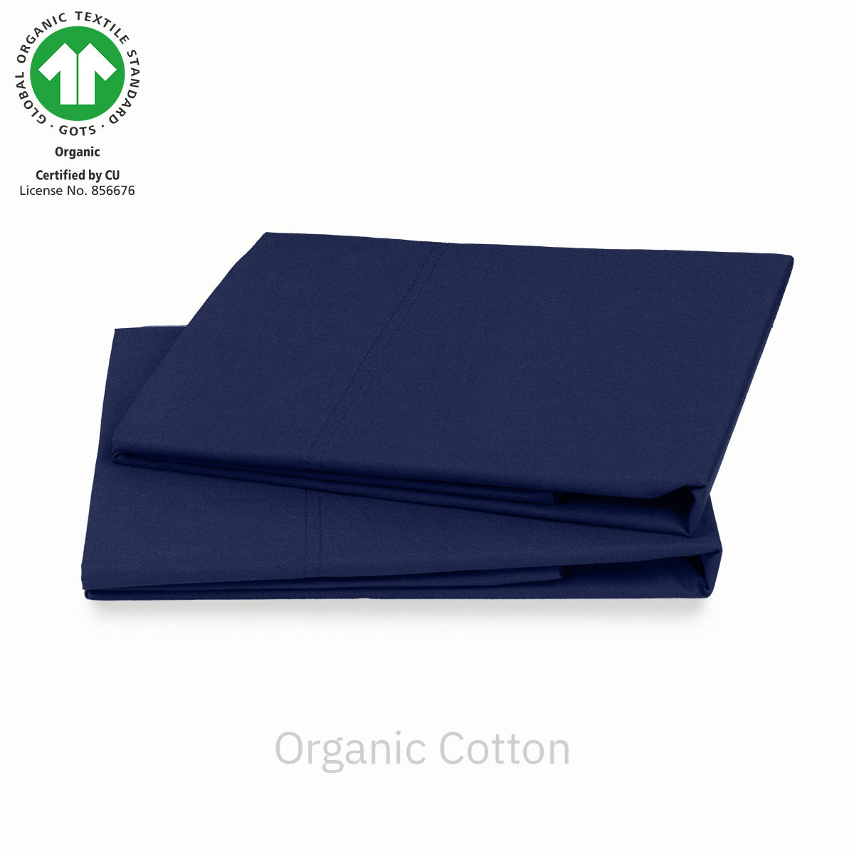 Natural Organic Percale Pillowcase Pair - California Design Den