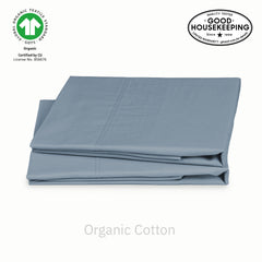 Natural Organic Cotton Percale Pillowcase Pair